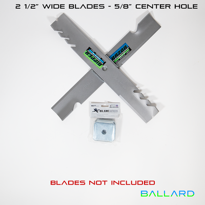 X Blade Triple Pack (2 ½” wide blade - 5/8″ center hole)