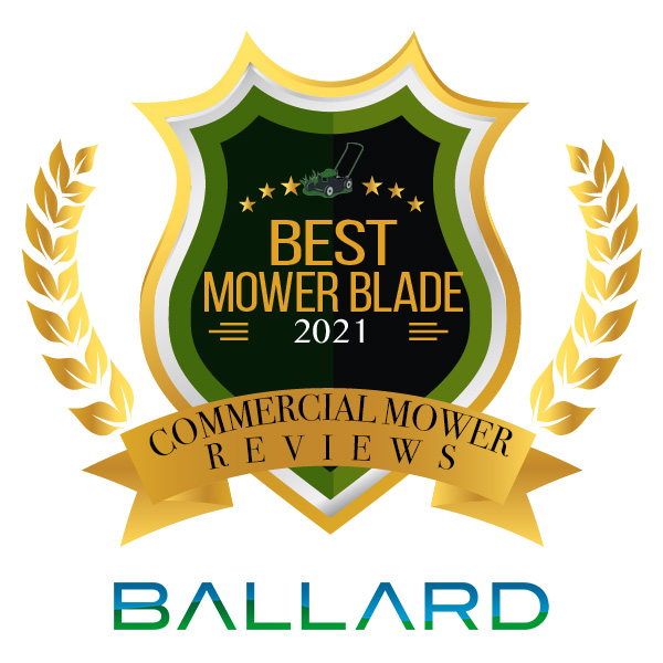 Silver Mower Blades:  18" Long,  2.5" Wide,  7/8" Center Hole, Thickness- .250"(Three Blades) image number null