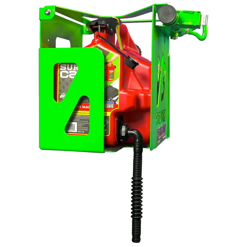 Fuel Cage Lockable 2.5 Gallon Gas Can Rack image number null