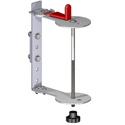 Adjustable Line Spool Rack with Cutter