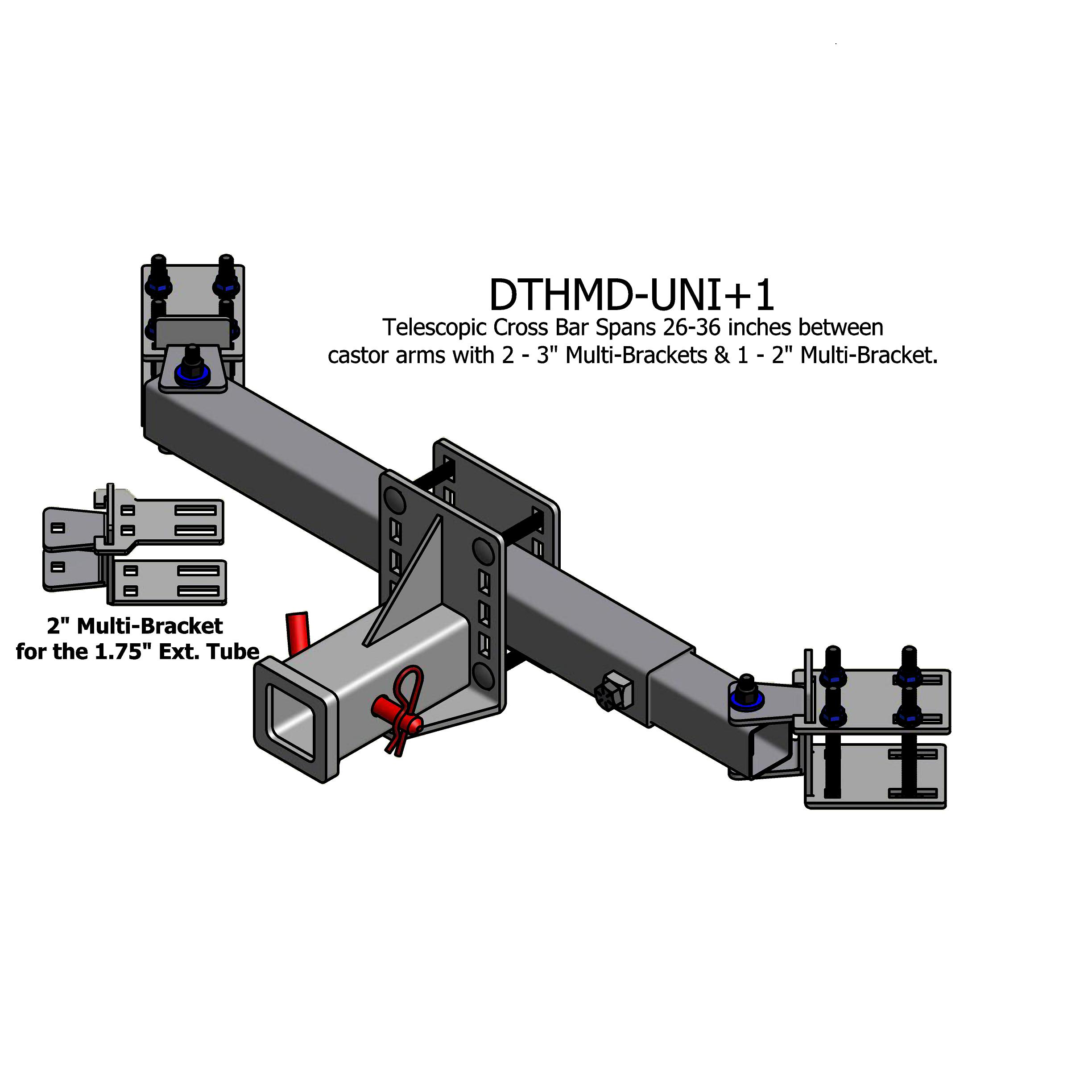 Front Mounting Hitch - Multi-Brand - DTHMD-UNI image number null