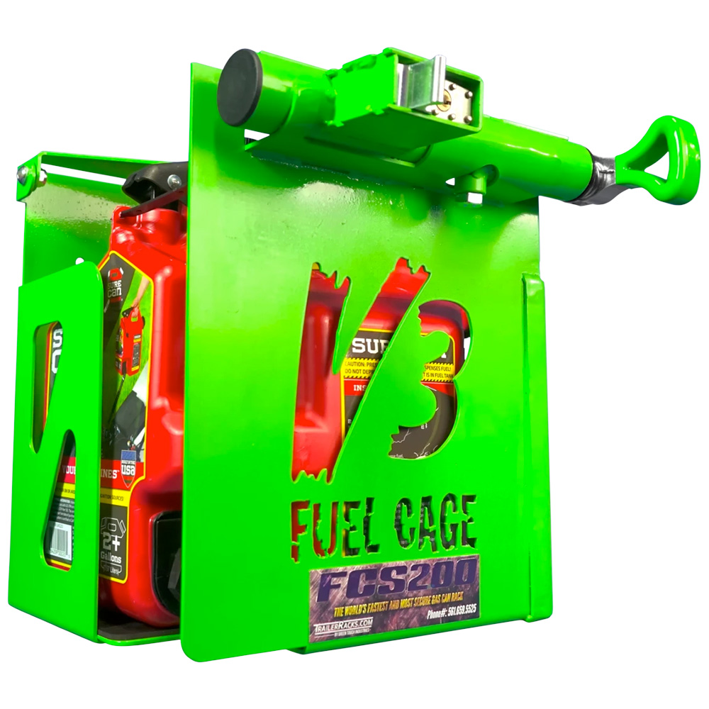 Fuel Cage Lockable 2.5 Gallon Gas Can Rack image number null