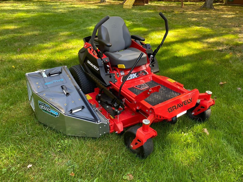 Gravely zero turn leaf bagger top